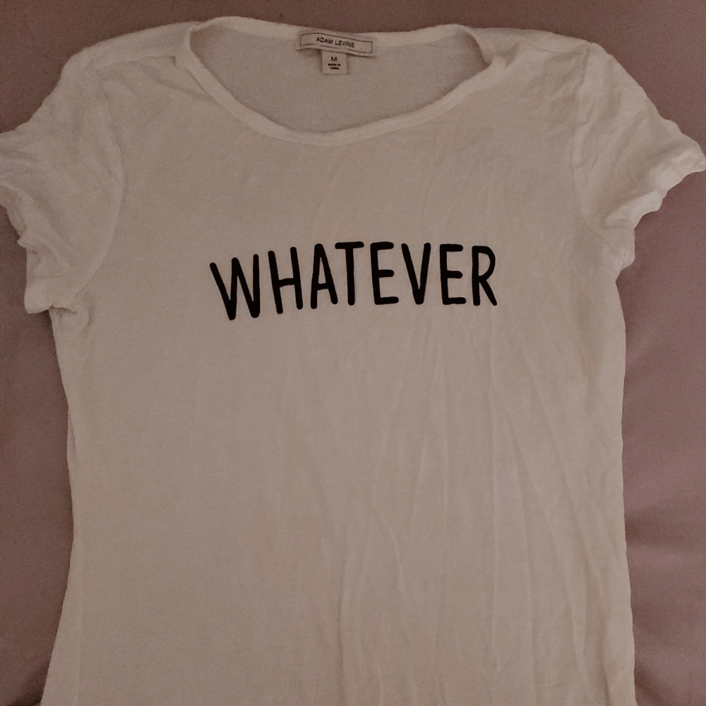 "Whatever" t-shirt dress